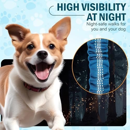 Hands Free Dog Leash for 2 Dogs, Waist Leash with Dual Bungee - Image 6