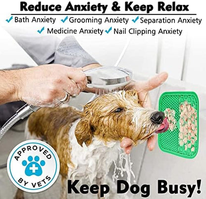 XIGOU Dog Lick Pad, 2-Pack Large Licking Mat for Dogs, Slow Feeder Dog Licking Mat with Suction Cups. Boredom & Anxiety Reducer, Perfect for Food, Treats, Yogurt, or Peanut Butter. - Image 7