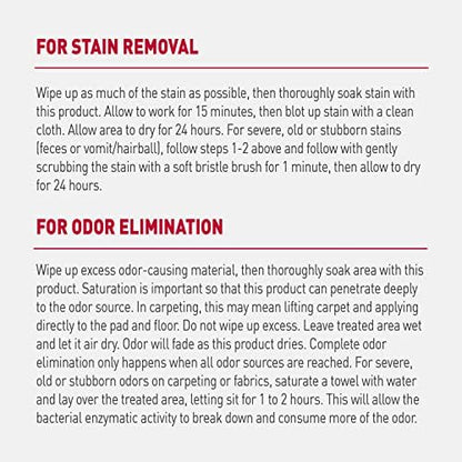 Nature’s Miracle Advanced Cat Stain & Odor Eliminator, Severe Mess, 32 oz - Image 6