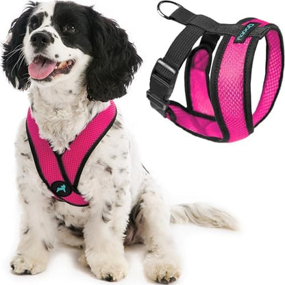 Gooby Comfort X Head-in Dog Harness, Choke-Free, Flamingo Pink, X-Large by Gooby