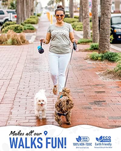lesotc Dog Water Bottle, Portable Water Dispenser with Bowl, Leak Proof Pet Travel Squeeze Bottle, Puppy Essentials Dog Stuff Accessories for Outdoor Walking, Hiking, Camping - Image 2