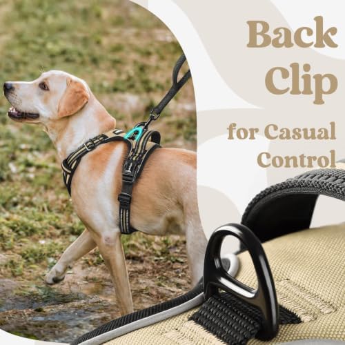 rabbitgoo Dog Harness Medium Sized, Updated Easy On & Off with 3 Buckles - Image 6