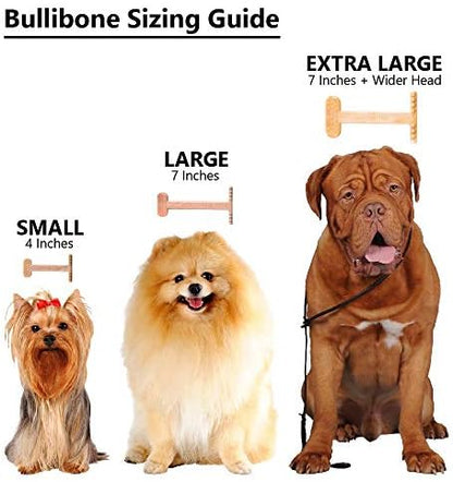 Bullibone Nylon Dog Chew Toy for Aggressive Chewers - Dental Hygiene Bone with Bacon Flavor, Durable Tough Chew Toys for Extra Large Dogs, Indestructible Dog Bone - Single - Image 5