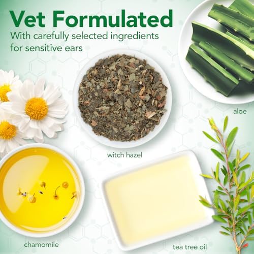 Vet's Best Dog Ear Cleaner Kit - Multi-Symptom Ear Relief - Wash & Dry Treatment - Alcohol-free - Image 6