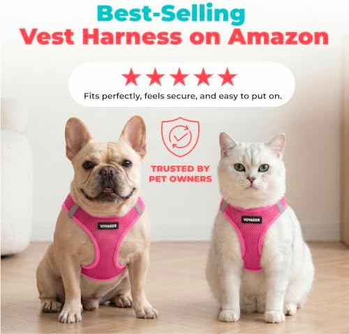 Voyager Step-in Air Dog Vest Harness - Fuchsia, XXX-Small - Image 6