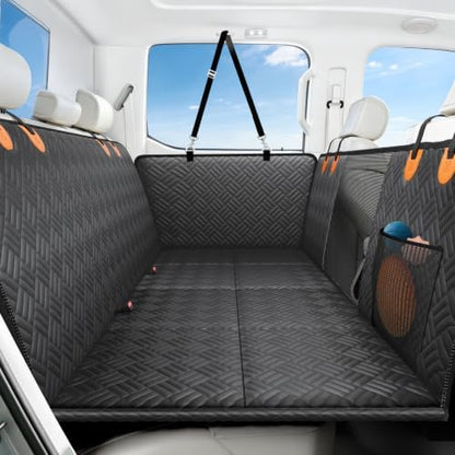 Dog Car Seat Cover for Back Seat, Hard Bottom Back Seat Extender for Dog by Unknown