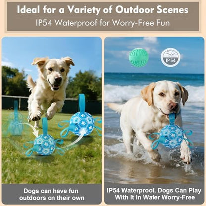 Interactive Dog Toys Dog Soccer Ball to Keep Them Busy(Blue) - Image 4