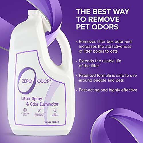 Zero Odor Litter Box Odor Eliminator Refill, Cat Litter Deodorizer, 64 oz - Image 6