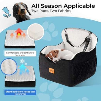 KYG Dog Car Seat for Small/Medium Dogs Under 35lbs - Image 3