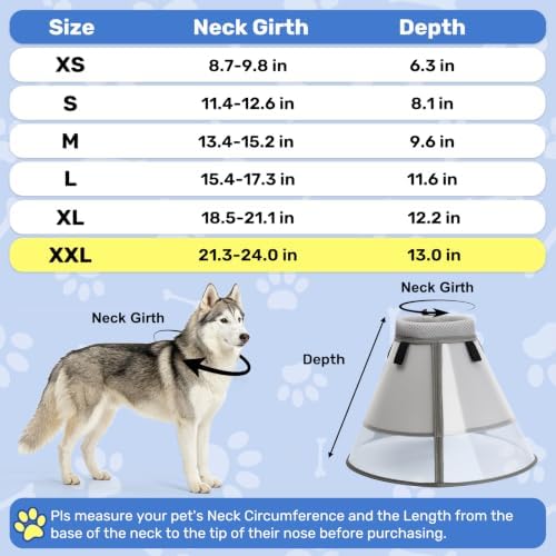Dog Cone to Stop Licking, Soft Dog Cone Collar Alternative After Surgery - Image 2
