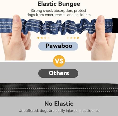 Pawaboo 2Pack Dog Car Seatbelt, 3-in-1 Dog Tether with Buckle & Hook Latch - Image 5