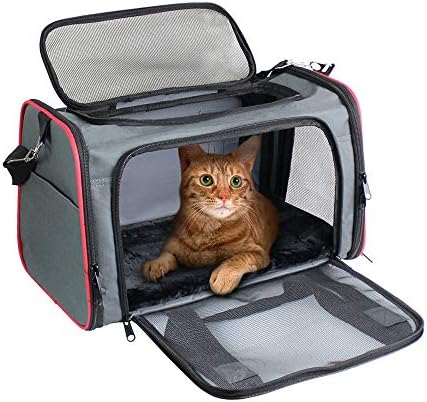 Soft-Sided Kennel Pet Carrier, Airline Approved Travel Handbag by GOOPAWS