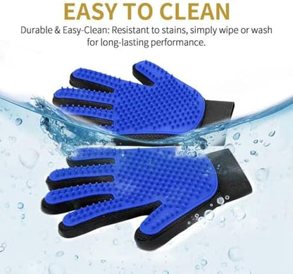 Pet Hair Remover Gloves Upgraded and Efficient (Right Hand) - Gentle Shedding Brushes for Dogs, Cats & Horses with Long and Short Hair - Right Hand 1pc - Image 3