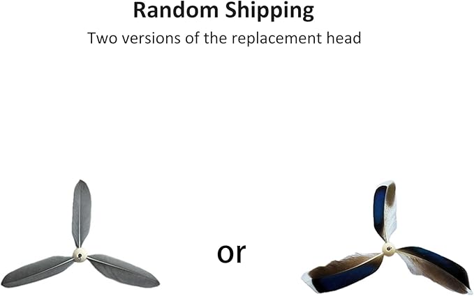 Spinning Feather Propeller Refills for Cat Wand Toy, Cat Toy Wand Attachment Replacement with Lobster Clasp (15-Pack)