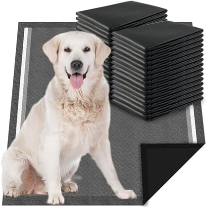 Dogcator Charcoal Puppy Pads Extra Large 30"x36", 30 Count Super Absorbent Pee Pads for Dogs, Disposable Urine Bed Underpads for Doggy, Thicken XXL Disposable Pet Underpads, Piddle Pee Sheets by Dogcator
