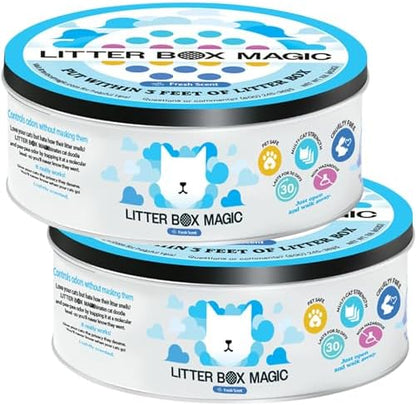 Litter Box Magic Cat Litter Deodorizer Gel, Fresh Scent, 16 Oz, Pack of 2 by LitterBoxMagic