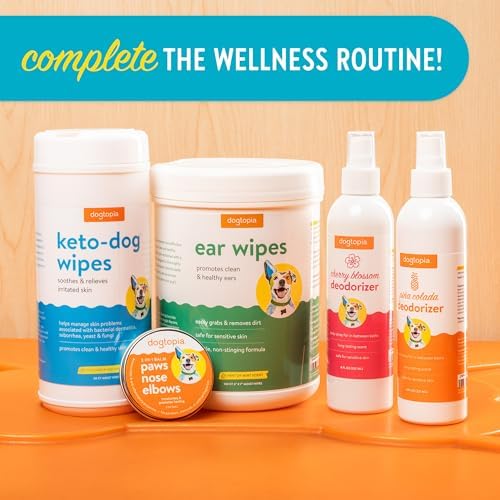 Dogtopia Cleansing Facial Wipes for Pets | Convenient Face Cleaning Wipes (60 Count) for Dogs and Cats | Hypoallergenic, Fragrance-Free, Remove Eye Discharge and Tear Stains - Image 6