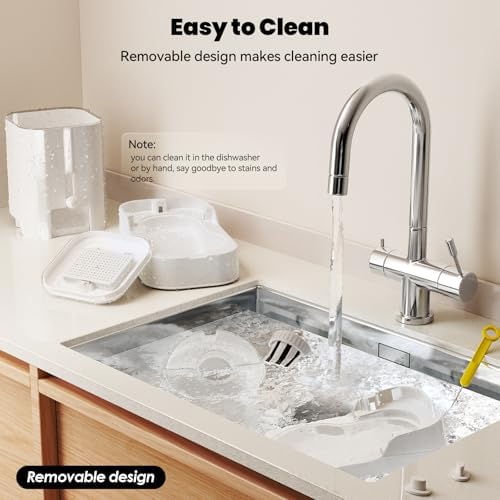 JUNSPOW Automatic Cat Feeder & Water Dispenser Set (Bowl not Included) - Image 6