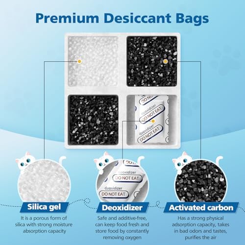 15 Pack Pet Food Desiccant Bags for Petlibro Automatic Cat dog Feeders - Image 4
