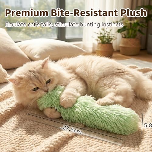 Cat Toys 3 Pack Catnip Pillows, Soft and Durable Crinkle Sound, Solid - Image 4