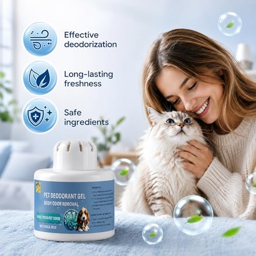 Pet Odor Eliminator for Strong Odor Gel, Pet Odor Eliminator Gel with Natural Tea Tree Oil, Air Fresheners Eco-Friendly, Safe Pet Deodorizer for Dog and Cat - Image 4