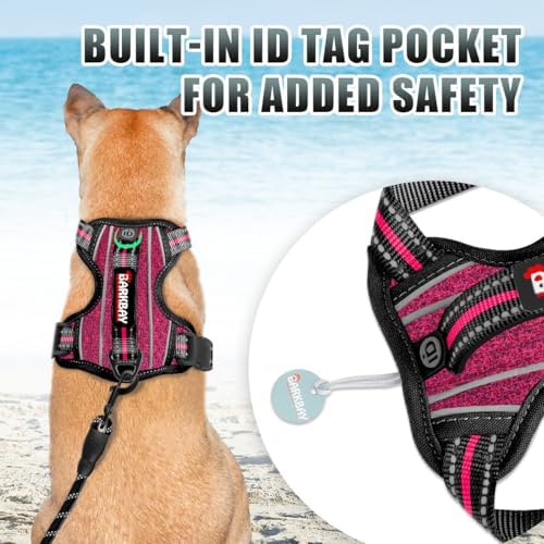 BARKBAY Dog Harness for Large Dogs No Pull Dog Vest ID Tag Pocket - Image 2