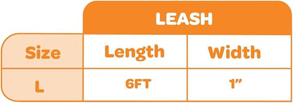 Best Pet Supplies Voyager Reflective Dog Leash or Collar with Neoprene Handle, for Small, Medium, and Large Breed Puppies, Cute and Heavy Duty for Walking, Running and Training - Black (Leash), L