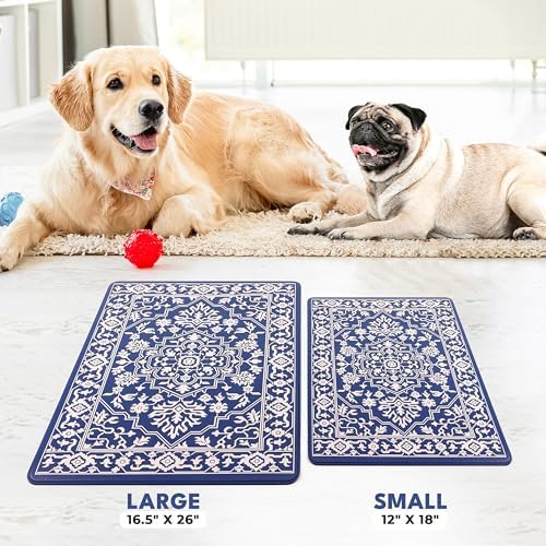 NALALAS Large Dog Mat for Food and Water, Cat Feeding Mat | Large Waterproof Dog Bowl Mat | Non-Slip Pet Food Mat for Floors | Pet Mats for Food and Water | Easy to Clean - Image 5