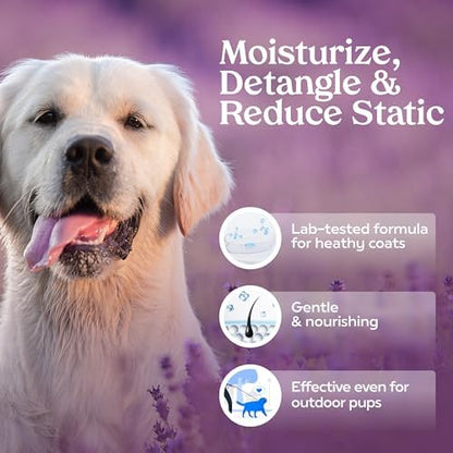 Paw Fume Grooming Dog Spray (Lavender) + Dog Shampoo and Conditioner (Royal Lavender) + Ear Cleaner for Dogs - Image 3