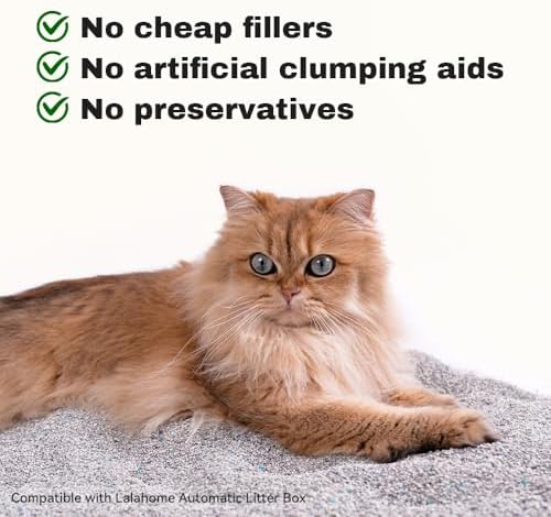 Bentonite Litter Sodium Mineral Cat Litter Clumping, Odor Control Kitty Litter for Self Cleaning Box & Automatic Litter Box, Dust Free, Strong Durability, 20 lb - Image 5