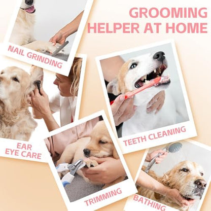 Pet Grooming Hammock for Cats & XS Small Dogs with Nail Clippers/Nail Trimmers, Dog Grooming Harness for Nail Trimming, Pet Grooming Sling Helper for Cutting Nails with Nail Clippers, Nail File - Image 5