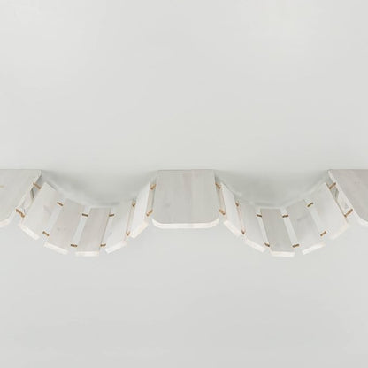 Trixie Wall Mounted Cat Bridge – Space-Saving Cat Wall Shelves for Climbing, Jumping & Vertical Play – Elevated Cat Furniture with 3 Platforms – White, 59.1 x 11.8 x 5.5 in
