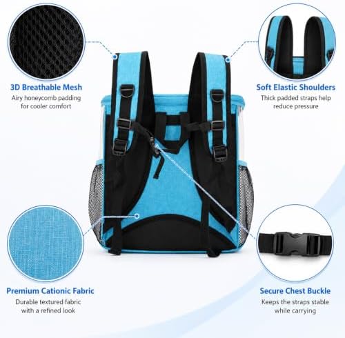 Pet Backpack Carrier for Cats and Small Dogs, Under 13.2 lbs - Image 7