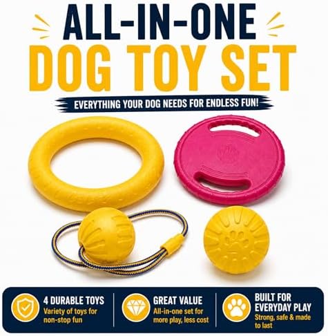 4-Piece Floating Dog Toys, Medium & Large Dogs - Image 4