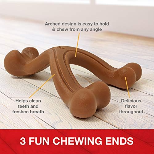 Nylabone Power Chew Easy-Hold Wishbone Dog Chew Toy, Large - Image 6