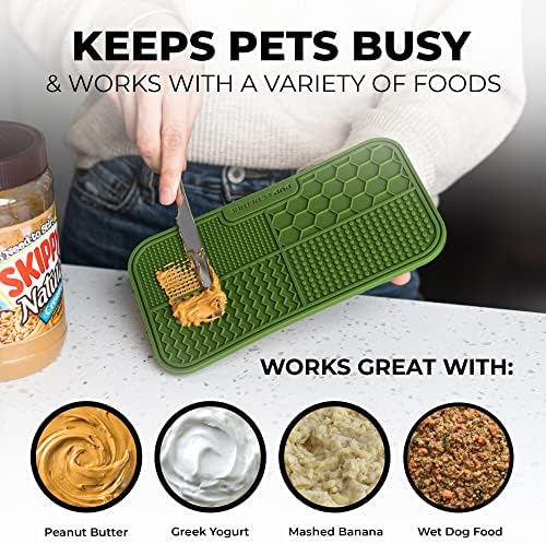 Pup Culture Dog Lick Mat for Dogs, Feeding Pad for Anxious Pets Plus 4 Different Puzzles for Mental Stimulation for Dogs - Supports Mental, Dental, and Digestive Health, Bite Resistant and Heavy Duty - Image 5
