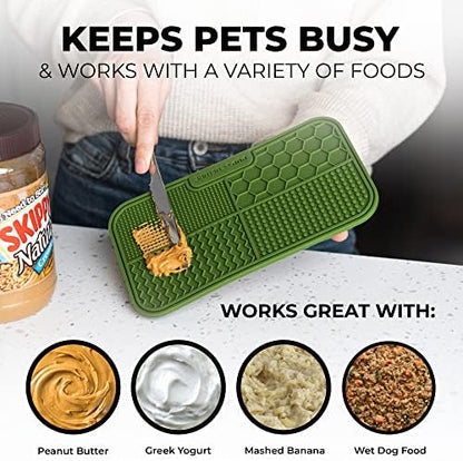 Pup Culture Dog Lick Mat for Dogs, Feeding Pad for Anxious Pets Plus 4 Different Puzzles for Mental Stimulation for Dogs - Supports Mental, Dental, and Digestive Health, Bite Resistant and Heavy Duty - Image 5