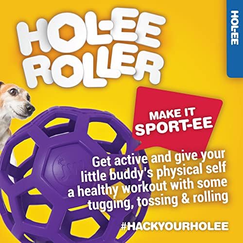 JW Pet HOL-ee Roller, Natural Rubber, Medium 4.5in, Colors May Vary - Image 6