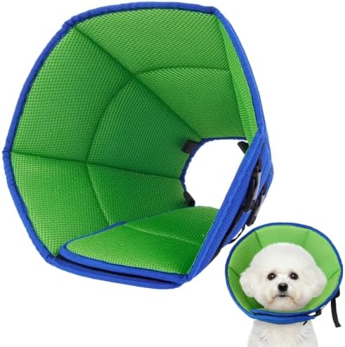 Allroaring Dog Cone Collar After Surgery, Adjustable Soft Recovery Cone by Allroaring