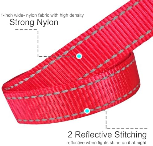 10FT Dog Leash with Traffic Handle Reflective Large Medium Dog - Image 5