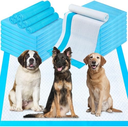 Pee Pads for Dogs & Cats 40"x40" 40 Count, Puppy Pads Extra Large, Disposable Thicken Pet Training Pads for Doggie Rabbits, Incontinence Underpads Ultra Absorbent & Quick-Dry, Leakproof Potty Pad by Unknown
