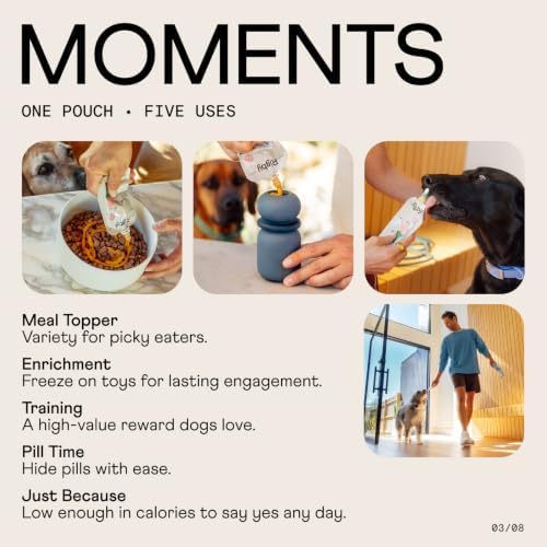 Rigby Organic Dog Treats, Grass-Fed Beef Lickable Squeeze Pouches - an Everyday Treat with 4 Real Ingredients - Meal Topper, Training, Lick Mats, Pill Time, Enrichment - 63 Calories, 6 Pack - Image 3