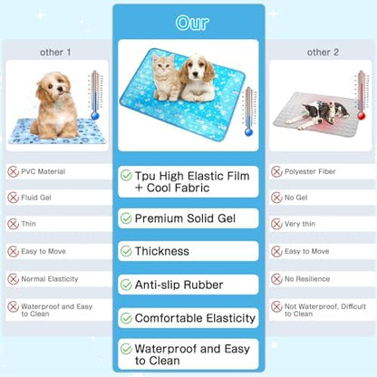 Dog Cooling Mat, Non Toxic Gel Cooling Pad for Small to Large Dog - Image 5
