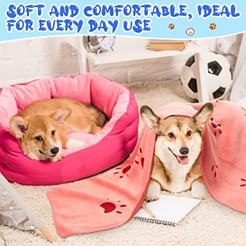 Moukeren 12 Pcs Dog Drying Towel 20''x39'' Microfiber Absorbent Bulk - Image 5