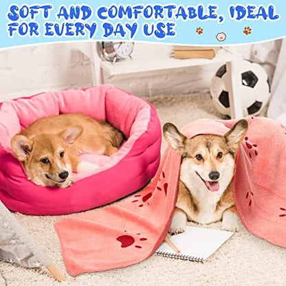 Moukeren 12 Pcs Dog Drying Towel 20''x39'' Microfiber Absorbent Bulk - Image 5