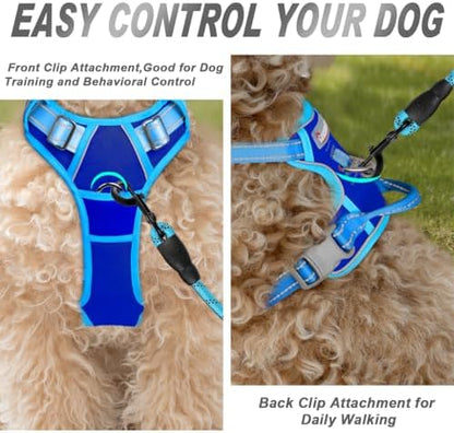 BARKBAY Dog Harness No Pull for Small Sized Dog Front Back Clips,Dog Vest - Image 2