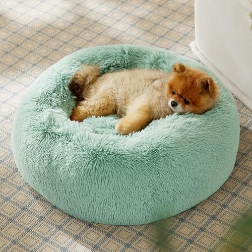 Bedsure Calming Small Dog Bed Donut Washable Cat＆Puppy Bed,23 inches - Image 4