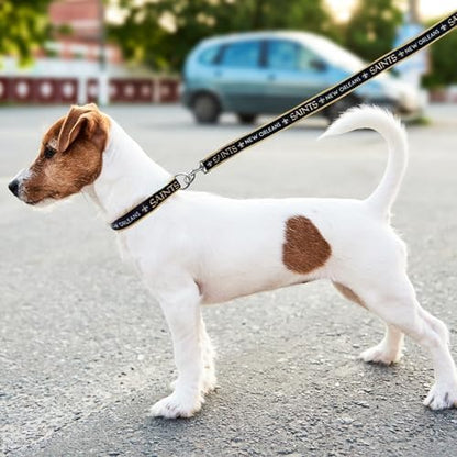 Pets First NFL New Orleans Saints Licensed PET COLLAR, Medium - Heavy-Duty, Strong, and Durable Dog Collar. Available in 31 Football Teams and 4 Sizes - Image 7