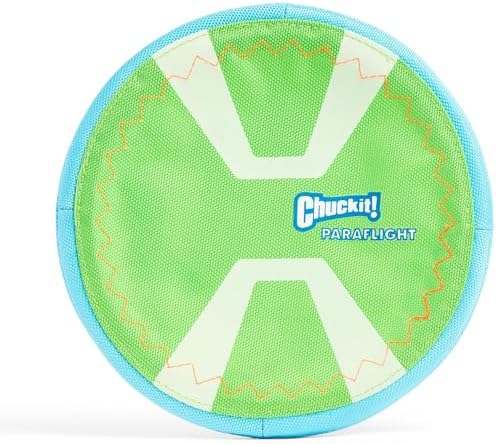 Chuckit! Max Glow Paraflight Flying Disc Dog Toy, Large, 1 Pack by Chuckit