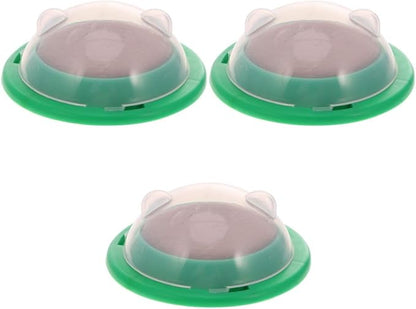 balacoo Dog Licking Bowl with Chicken Taste Non-Slip Sticky Base Covered Slow Feeder Interactive Pet Snack Toy 3.7 Inch for Dogs